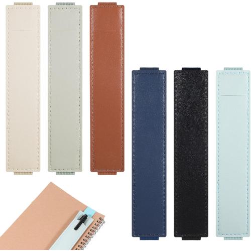 6 Pcs Elastic Pen Holder for Notebook, Adjustable Pen Sleeve Pouch with Elastic Band for Journal Planner Notebook,6 Colors
