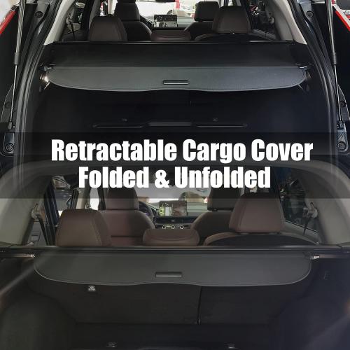 Cargo Cover for 2017-2022 Honda CRV Accessories, for Honda CRV Accessories Retractable Trunk Cover Security Shield Shade Privacy Screen for CR-V Anti-Peeping(Canvas)