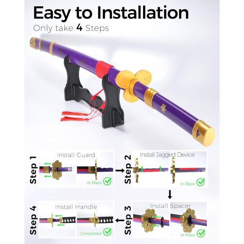 Purple Cold Blade Katana Sword Replica