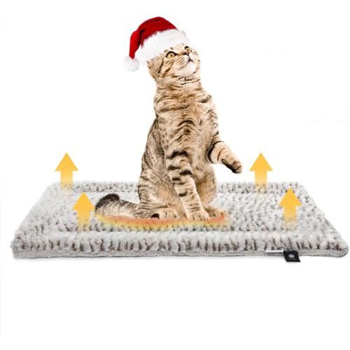 Self Heating Cat Pad Self Warming Cat Bed 22 x 17 Thermal Mat Extra Warm Pet Mat for Outdoor and Indoor Large Kittens Small Puppy Pets
