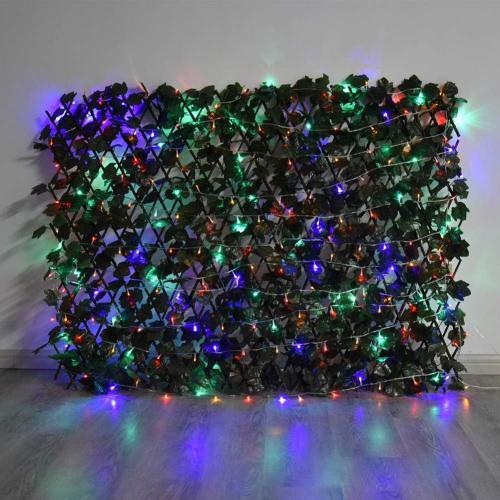 Expandable Fence Privacy Screen for Balcony Patio Outdoor,Decorative Faux Ivy Fencing Panel,Artificial Hedges (Single Sided Leaves)……
