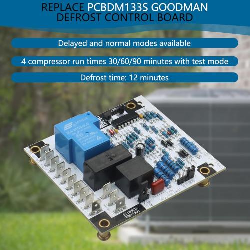 Upgrade PCBDM133S Defrost Control Board Replacement Goodman Furnace Control Board Part PCBDM133S,PCBDM133,PCBDM160S,PCBDM160 For HVACR Applications Model ANZ130181AA APD1424070M41AA