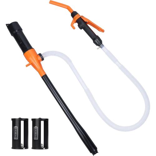 Battery Operated Gas/Fuel Transfer Pump, 2.2GPM w/Adjustable Flow Control