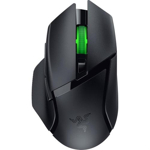 Razer Basilisk V3 X HyperSpeed Customizable Wireless Gaming Mouse: Mechanical Switches Gen-2-5G Advanced 18K Optical Sensor - Chroma RGB - 9 Programmable Controls - 285 Hr Battery - Classic Black