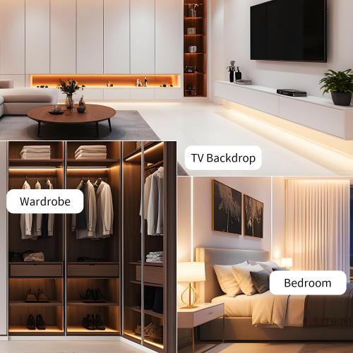 iNextStation USB LED Neon Lights Strip Warm White, 6.6ft 5V Neon Rope Lights Waterproof Flexible Dimmable LED Neon Tape Lights for TV Backlight, Bedroom, Cabinet, Kitchen, DIY Lighting