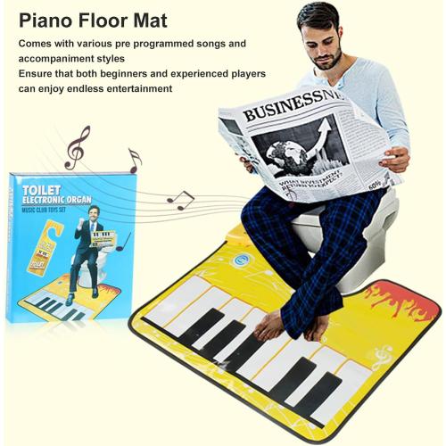 RiToEasysports Piano Mat, Electronic Piano Mat Keyboard Floor Mats Portable Water Proof PVC Music Keyboard Dance Mats for Kids Adults Musical Toys
