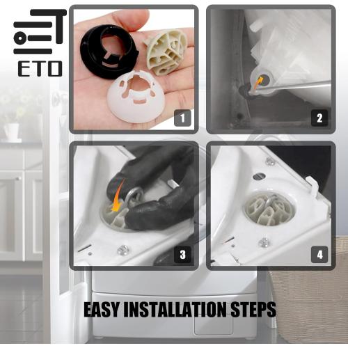 W11130362 Washer Suspension Rod Kit Compatible with Whirlpool Maytag Kenmore Washer WTW5000DW2 WTW5000DW3 WTW5000DW1 MVWX655DW1 MVWC565FW1, Replacement W10594080 W10735786 W10748956 W10780040