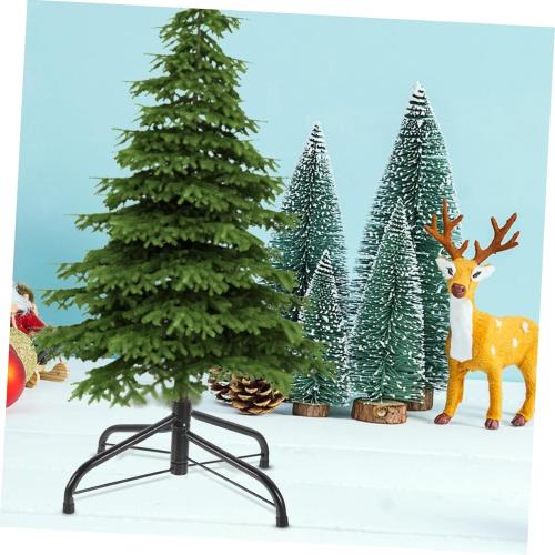 35cm Artificial Christmas Tree Stand Holder Base Sturdy Metal Construction for Storage Blackish Green