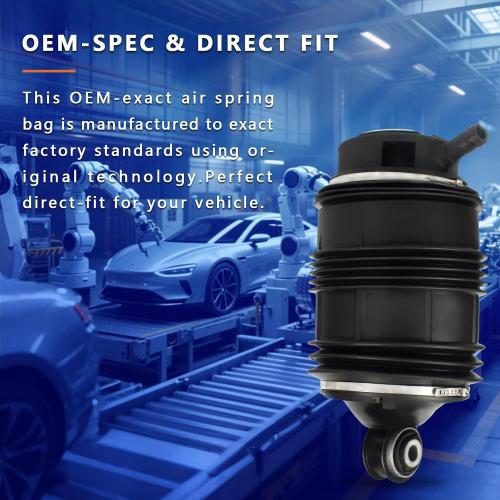 Rear Air Spring Bag Suspension Kit Compatible with 2004-2011 Mercedes Benz CLS-Class W211 W219 E280 E300 E320 E350 E500 E550 E55AMG CLS350 500 550 55AMG 63AMG2113200725 2113200825(2Pack)