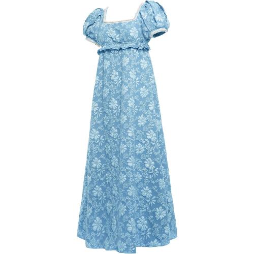 SIZE M.....Dresses for Women Luxurious Pearl Puff Victorian Dress