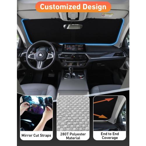 EcoNour Windshield Sunshade Compatible for Lexus RX 350 450h 2023-2025 2026