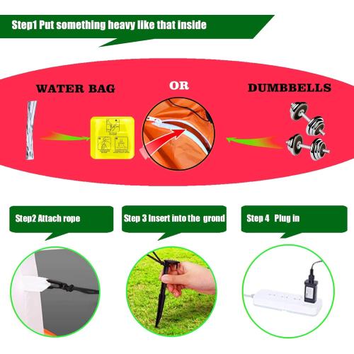 SEASONBLOW 4 Ft LED Light Up Inflatable Christmas Penguin with Scarf & Candy Decoration for Yard Lawn Garden Home Party Indoor Outdoor Holiday Xmas Decor