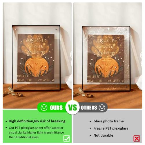 VOISEN 2 Pack Plexiglass Sheets 1/8 Inch Thick, 24X36 Plexi Glass Panel,Plastic Sheet for Crafts,Signs, Display Cases, Sneeze Guard, Cut with Engraver,Power Saw or Hand Tools