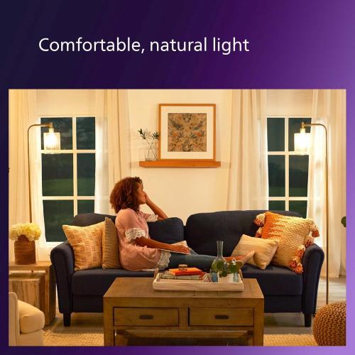 PHILIPS LED 40W BA11 E12 Base 3-Pack Ultra Definition Soft White (2700K) 300 Lumen (3.5W = 40W) Dimmable Frosted Flicker-Free Candelabra Light Bulbs
