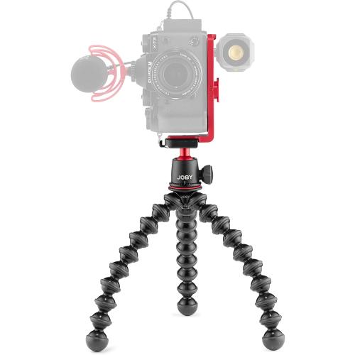 Joby GorillaPod 3K Vert Kit, Compact Flexible Tripod 3K Stand and BallHead with Vertical L Bracket for Landscape and Portrait Mirrorless Cameras up to 3kg (6.6lb),Black,JB01829-BWK