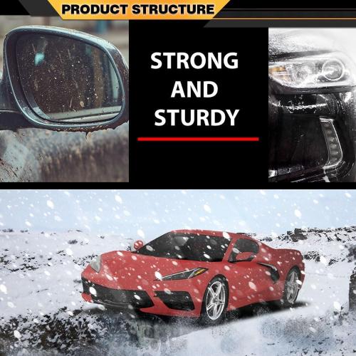 Front Grill Covers Radiator Guard Compatible with Chevy Corvette C8 2020-2024, Not Fit for Z06 Models, for Z51 Models