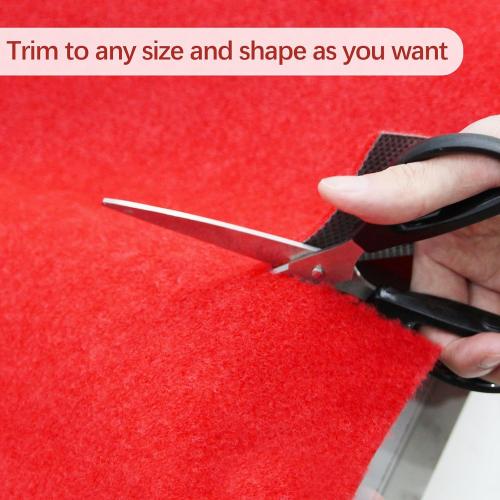 900 GSM Extra Thick 3x10 ft Red Carpet Runner for Partys, Polyester Aisle Rug with Non-Slip Rubber Backing, Wedding Ceremony & Event Decorations, Hollywood Runway Carpet for Proms & Proposals