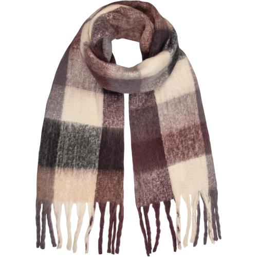 Womens Scarf Winter Big Colorful Checked Thick Warm Soft Scarves Casual Tassel Blanket Scarf