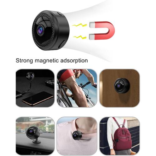 Septpenta Security Camera, 1080P HD Wireless Intelligent 2MP Surveillance Camera, 150° Wide Angle Lens, Abnormal Alarm Night Vision Camera for Monitoring