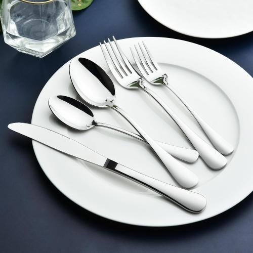Silverware Set for 8, 40 Piece Stainless Steel Flatware Utensil Cutlery Set