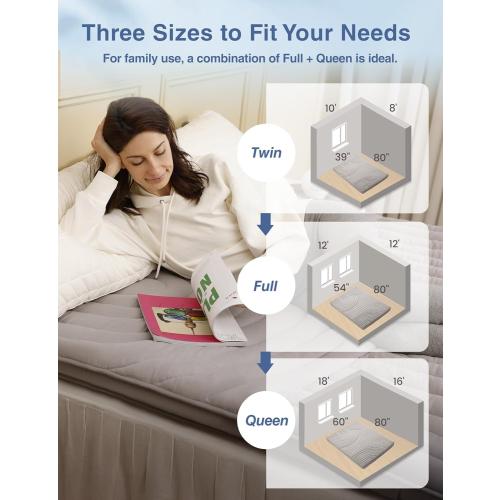 ZonLi Japanese Floor Futon Mattress Extra Thick, Vintage Striped Quilting Twin Size, Mattress Topper Portable Sleeping Pad for Adults, Roll Up Tatami Mat