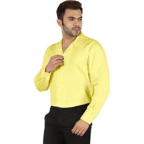 4XL-BESTMAN Solid Long Sleeve Cotton Shirts for Men's Formal Button Down Regular Fit Shirt