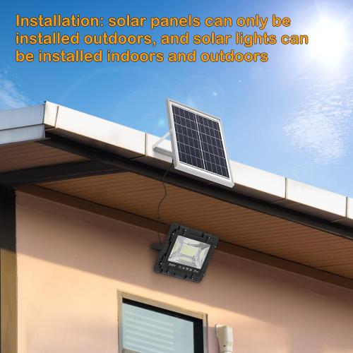200W Solar Street Light Waterproof, 16ft Wire 20000LM LED Security Flood Lights Outdoor, Automatic Dusk to Dawn Solar Lights Outdoor for Outside Garden Yard Path Parking Lot