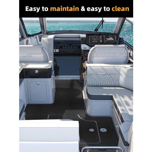 DARK GREY 94.5x 47.2 FOCEAN Boat Flooring - EVA Foam Boat Decking - Marine Flooring Marine Mats for Boats RV Yacht Kayak