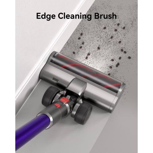 Cordless Vacuum Cleaner, 48KPA 550W 65Mins Self-Standing Vacuum Cleaners for Home, Cordless Stick Vacuum with Oversized Dust Cup, Rechargeable Vacuum for Hardwood Floor, Carpet, Pet Hair