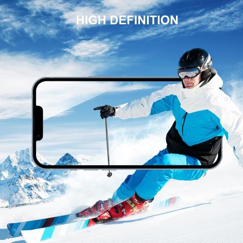 SIBEITU 3 Pack Screen Protector for iPhone 14 Plus with 3 Pack Camera Lens Tempered Glass Protector, 6.7 Inch HD Clear Tempered Glass Film 9H Hardness Full Coverage, Anti-Scratch, No Air Bubbles