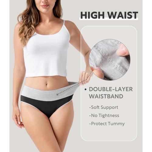 DAVID ARCHY Womens Underwear, Bamboo Rayon Women's Briefs - Moisture Wicking Panties, Soft & Breathable, 4 Pack