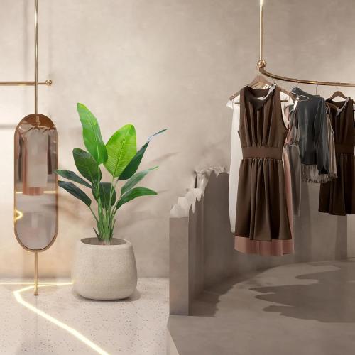 Artificial Bird of Paradise Plant, Fake Tree with Realistic Leaves and Durable pots, Adjustment-Free Branches Artificial Tree for Indoor Outdoor Home Decor (4FT 2Packs)