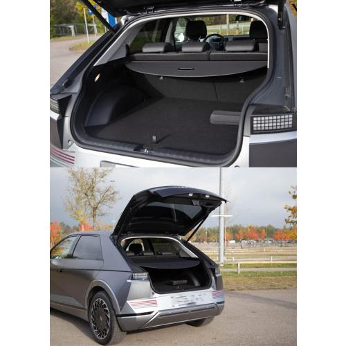 Compatible with 2025 IONIQ 5 N 2024-2022 Hyundai IONIQ 5 Rear Cargo Security Shade Cover Black Privacy Screen Retractable Rear Storage Waterproof Cargo Cover Luggage Security Shield Shade