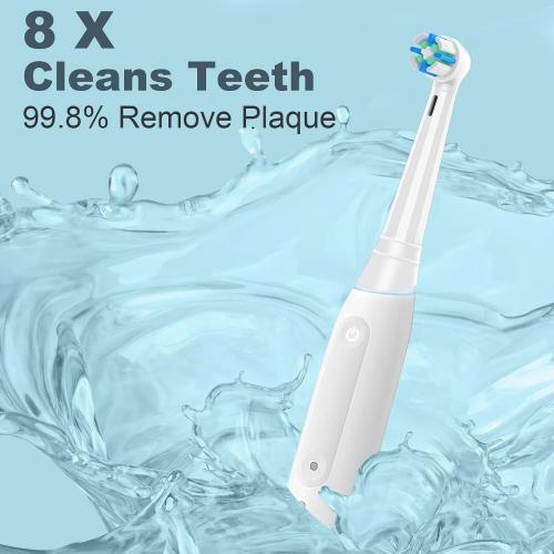 12 PCS IO Replacement Heads Compatible with Oral b iO 2/3/4/5/6/7/8/9/10 Series Electric Toothbrush, Brush Heads Compatible with Oral B IO for Teeth Cleaning (Black/White)