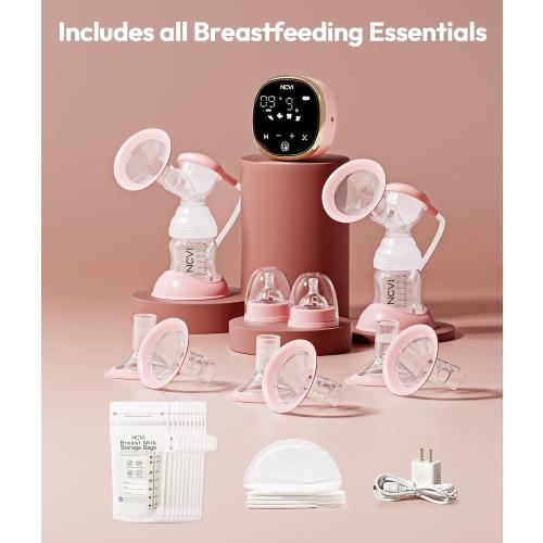 NCVI Electric Breast Pump 8782, Portable Hospital-Grade Double Pump