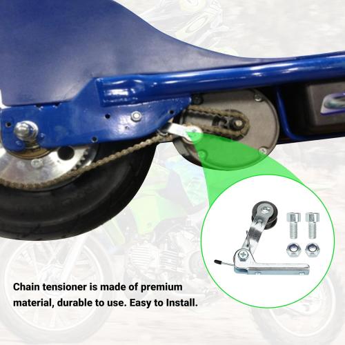 12-1/2 x 2.75 12.5x2.75 Rear Wheel Assembly Replacement for Razor MX350 MX400 Dirt Rocket with Knobby Street Tire Inner Tube Rim 25H 132 Link Chain Tensioner Freewheel Sprocket Dirt Bike Parts