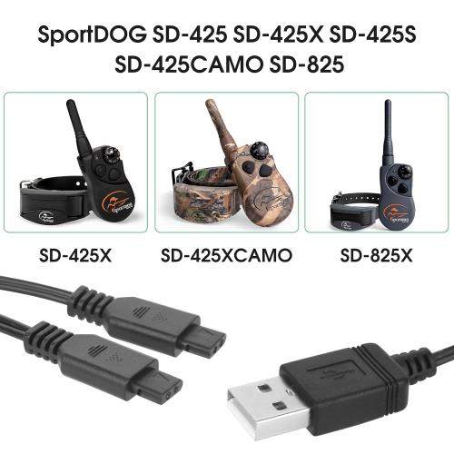 Replacement Charging Cable for Sportdog That is Compatible with The Sportdog SD-425, SD-425S,SD425X, SD-425CAMO, SD-528 and SD-825X Remote Trainer Charger core.