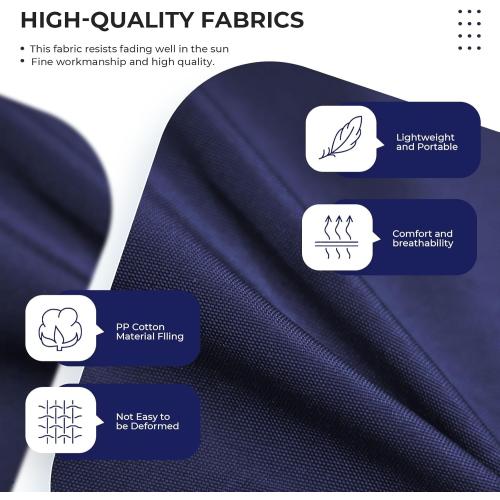 Egg Chair Cushion Replacement  -Thicken Foldable Removable Waterproof Egg Chair Cushions with Headrest, Outdoor Hanging Chair Cushion, Patio Swing Cushions,Machine Washable,Blue