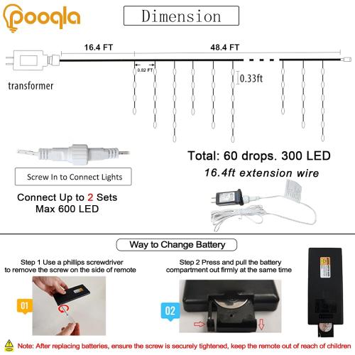 35 Colors Icicle Lights for Outside, 48FT Icicle Christmas Lights | Outdoor Roof Christmas Lights with Remote, Color Changing LED Hanging String Lights for Roof Window Halloween Decorations
