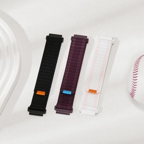 Fabric Band Compatible for Samsung Galaxy Watch 7/6/5/4 Series, Adjustable and Eco-Friendly Sport Loop Band for Galaxy Watch Active/Galaxy Active 2/Galaxy Watch 3(41mm)