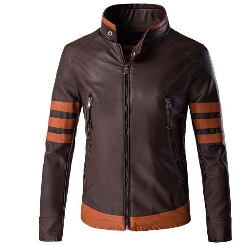 Medium Mens Leather Jacket Motorcycle Leather Bomber Jacket Casual Outwearr Mans Coats Genuine Leather Jackets