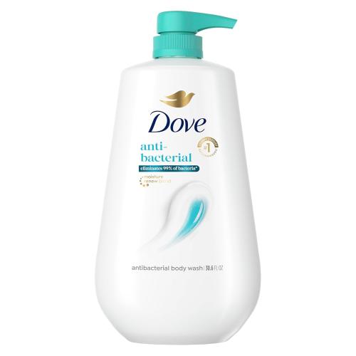 Dove Body Wash with Pump Antibacterial For All Skin Types Protects from Dryness 30.6 oz