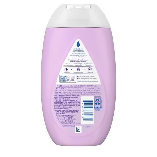 Johnson's Moisturizing Bedtime Baby Lotion with Coconut Oil & NaturalCalm Aromas to Help Relax Baby, Hypoallergenic & Free of Parabens, Phthalates & Dyes, Mild Baby Skin Care, 13.6 fl. oz