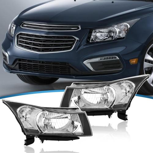 Compatible with 2011-2015 chevrolet Cruze (Submodel Eco,LS, LT, LTZ) Headlight without Blubs(Driver & Passenger Side)