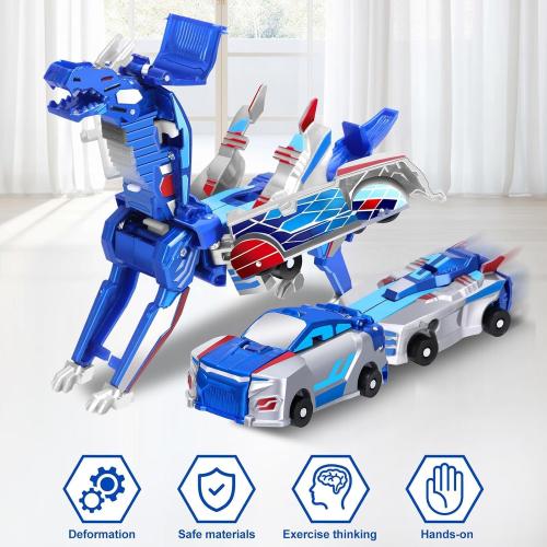 The Ultimate Unicorn car Toy！Two Children's car Robots Collide with Magnetic Transformation to Make The Mysterious Game of Unicorn Robots！Best Gift for Your Child's Birthday！