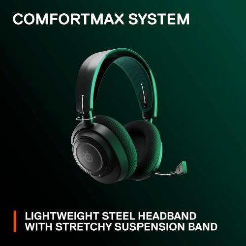 SteelSeries Arctis Nova 7X Wireless Multi-Platform Gaming Headset — Neodymium Magnetic Drivers — 2.4GHz Bluetooth — 38Hr USB-C Battery — AI Mic — Xbox Series X|S, PC, PS5, Switch, VR, Mobile - Black