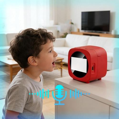 AI Voice Control Printer, Portable Thermal Photo Printer with AI Voice Key, 2.4 Inch HD Screen, 1300mAh Battery for DIY Crafts, Journaling, Gifts for Kids Students