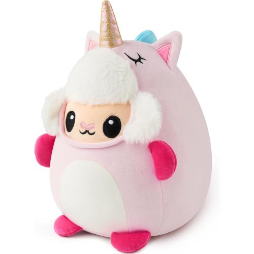 JOYIN Stuffed Animal, Kawaii Unicorn Sheep Plush Toy, Soft Plushie, for Kids and Adults, Birthday Surprise Gift for Boys and Girls (Ewenicorn), Easter Plush Toy