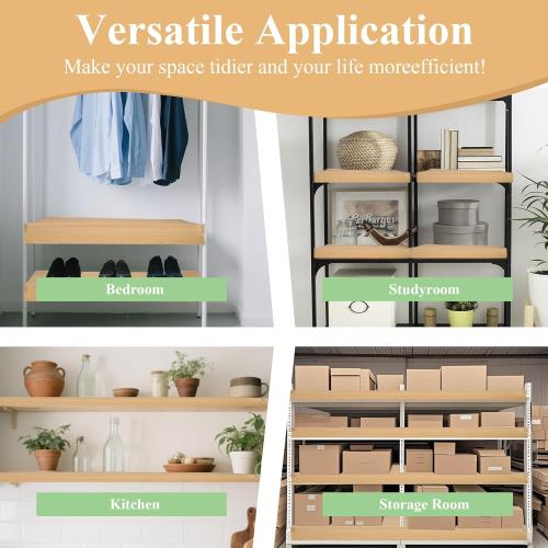 Size 33x 19.5 6 Pack Wire Rack Covers, 33'' x 19.5'' Foamed PVC Wire Shelf Covers (Not Wood), Removable Shelving Cover for Closet, Pantry Shelves Cover for Home and Kitchen, Closet Decoration