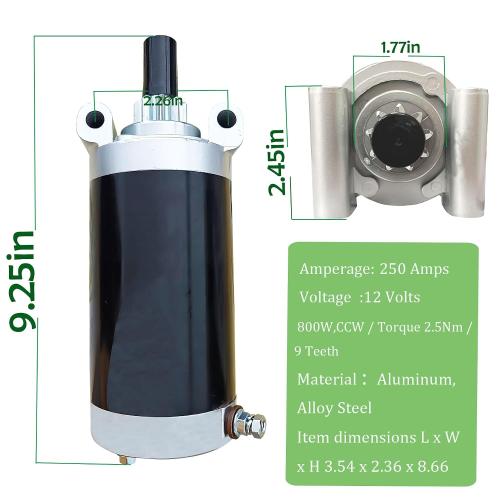 1999-1140051 12V Starter Motor for Kohler 7000 Series Mower